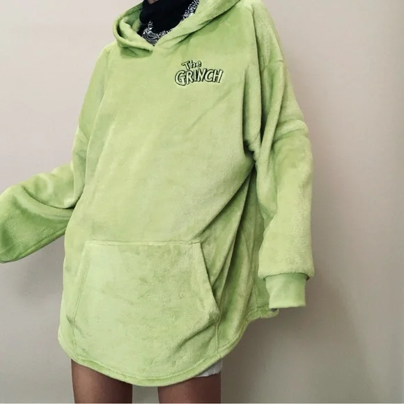 Dr. Seuss The Grinch Green Hoodie - Picture 4 of 8